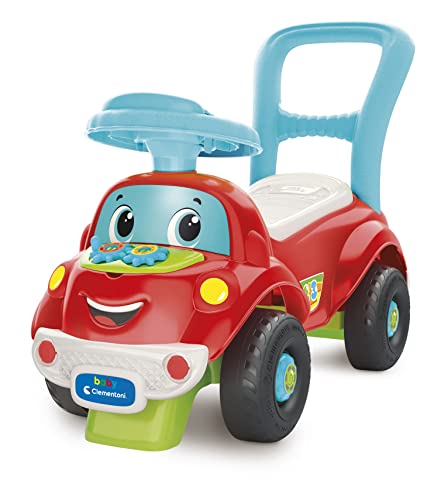 Clementoni - 17747 - Nicolò Go Go 3 In 1 - Macchinina Cavalcabile, Elettronico Educativo Parlante, Primi Passi, Luci E Suoni, Gioco Bambini 1 Anno - M