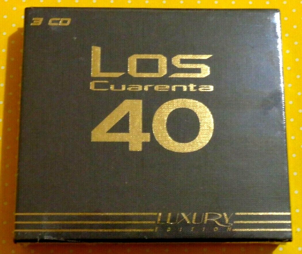 LOS CUARENTA  40  -  LUXURY EDITION  -  3 CD  COFANETTO  2011  NUOVO E SIGILLATO