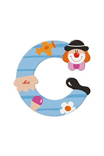 Trudi Sevi 81739 - Lettera C Clown, Colori Assortiti, 1 Pezzo