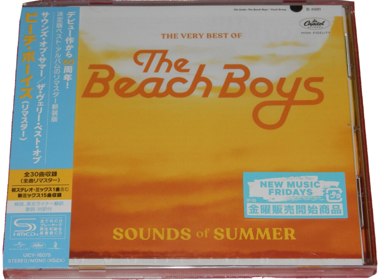 THE BEACH BOYS SOUNDS OF SUMMER REMASTER JAPAN SHM CD