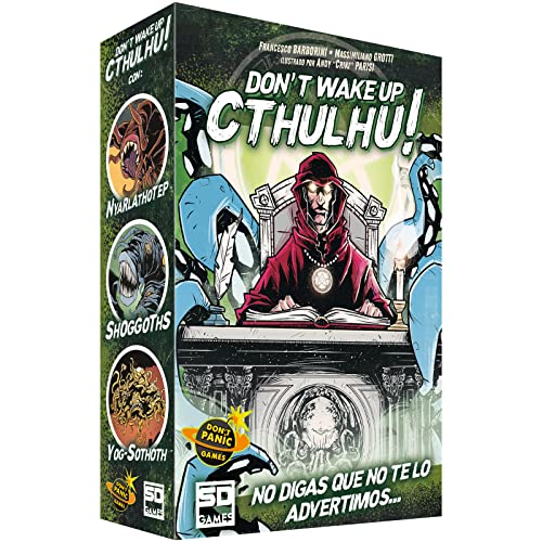 Sd Games Don'T Wake Up Cthulhu! - Gioco Da Tavolo Con Carte Da 3 A 6 Giocatori Consigliato A Partire Da 10 Anni