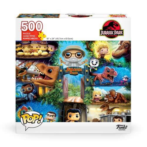 Pop! Puzzle Jurassic Park - 500 Pezzi - 45,7 Cm X 61 Cm - Inglese