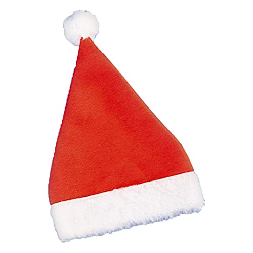 Cappuccio Di Babbo Natale Economico Cappello Rosso In Panno Cappellino