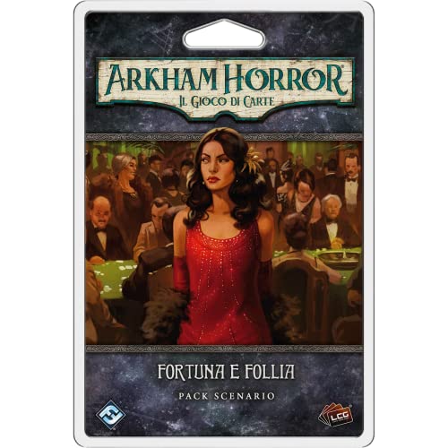 Asmodee - Arkham Horror Il Gioco Di Carte: Fortuna E Follia - Espansione Gioco Di Carte, Edizione In Italiano