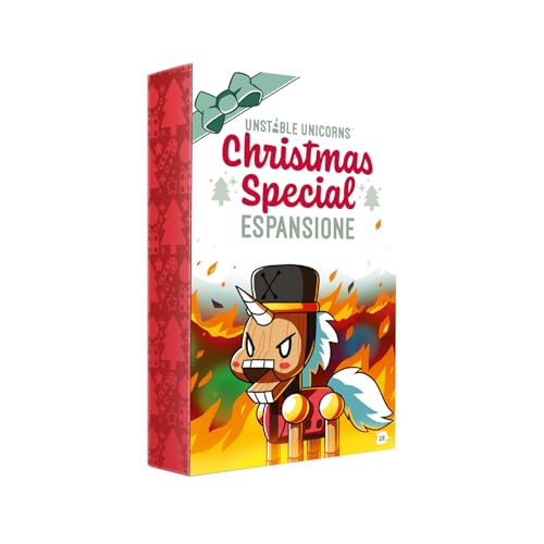 Asmodee Unstable Unicorns: Christmas Special, Espansione Gioco Di Carte, Edizione In Italiano