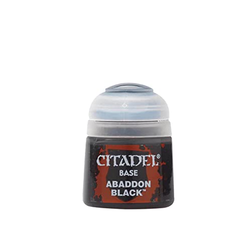 Citadel Paint - Warhammer - Base Abaddon Black - 21-25