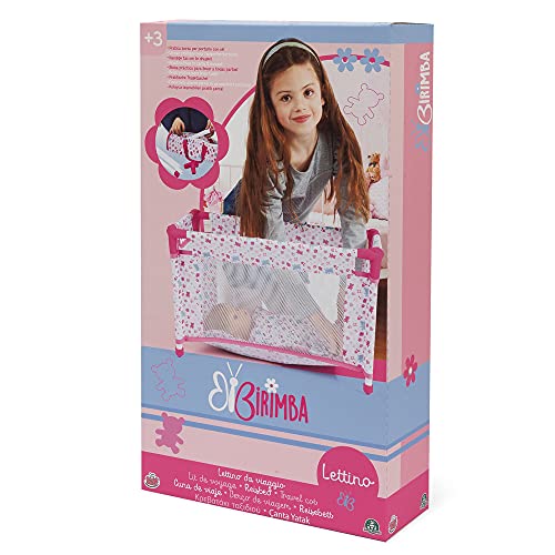Grandi Giochi Lettino Per La Nanna Di Birimba. Con Cuscino E Copertina Inclusi E Borsa Per Portarlo Ovunque-Brb07000, 8056379122159