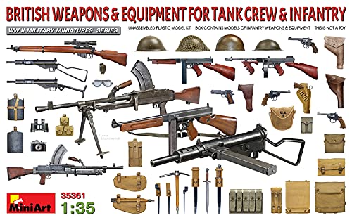 Miniart: British Weapons & Equiment For Tank Crew & Infantry In 1:35 [6465361]