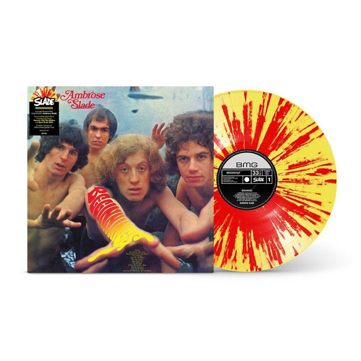 Slade Beginnings Vinile Lp Colorato Splatter Giallo e Rosso Nuovo e Sigillato