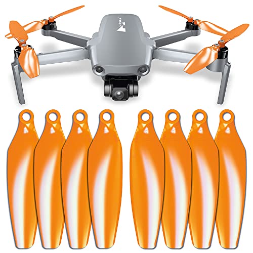 Eliche Master Airscrew Stealth Per Hubsan Zino Mini Pro & Se - Arancione, 4 Eliche Nel Set