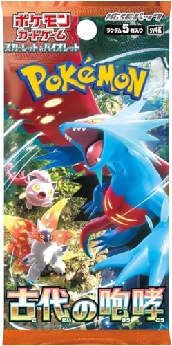 Pokemon Card Game Tcg Japanese Scarlet & Violet Sv4K Antico Roar Booster (5 Carte Per Confezione)