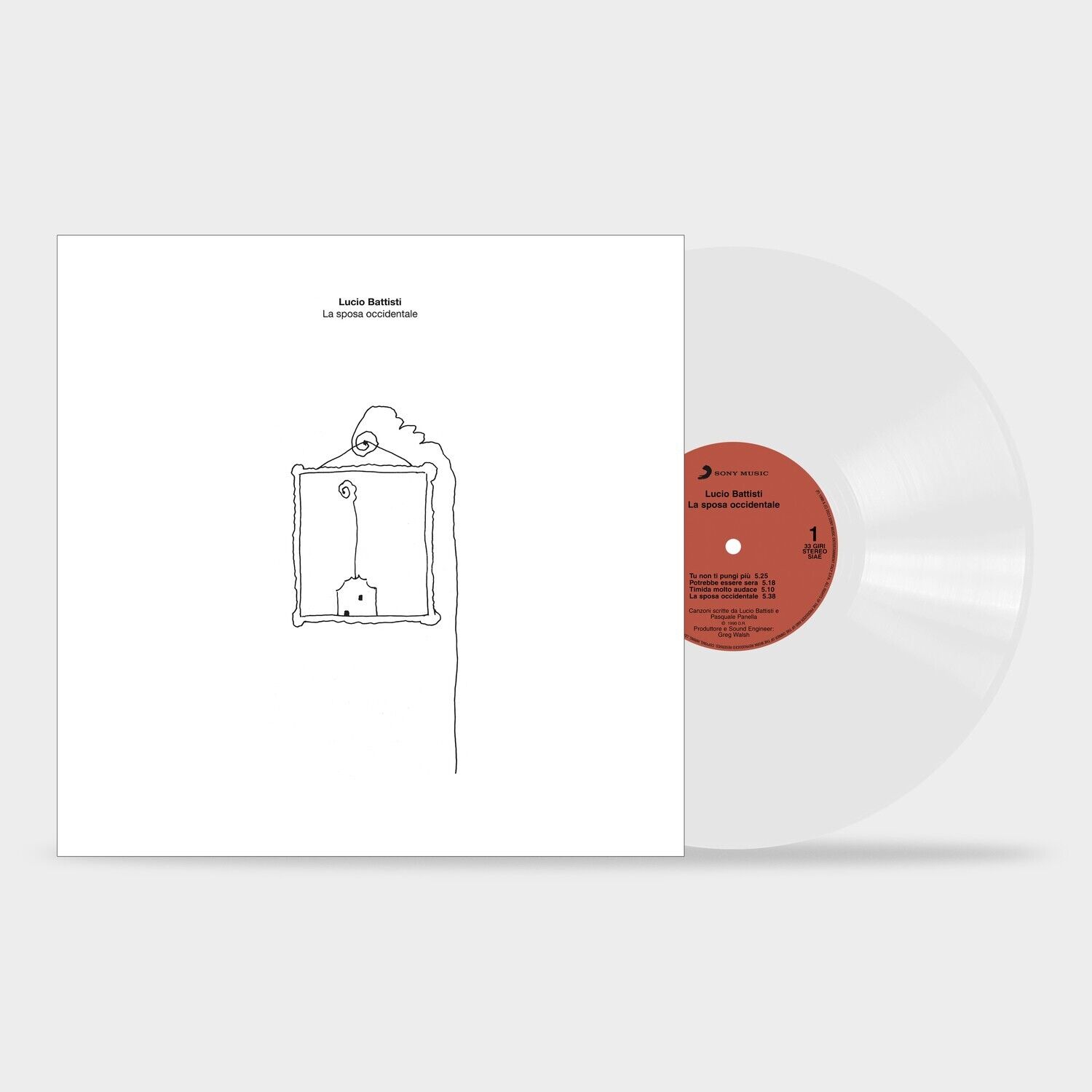LUCIO BATTISTI - La Sposa Occidentale (2023) LP white Vinyl