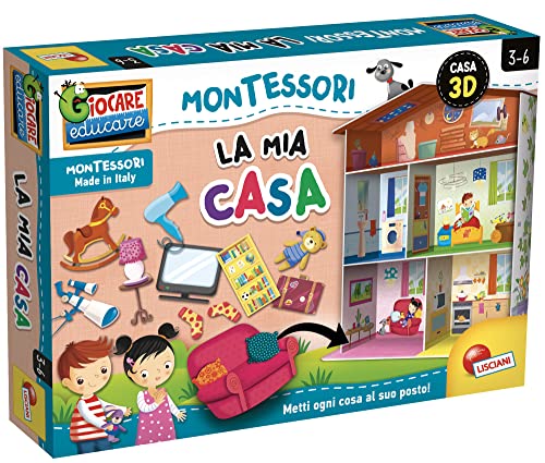 Lisciani Giochi - Montessori Maxi La Mia Casa, 3-6 Anni, 95162