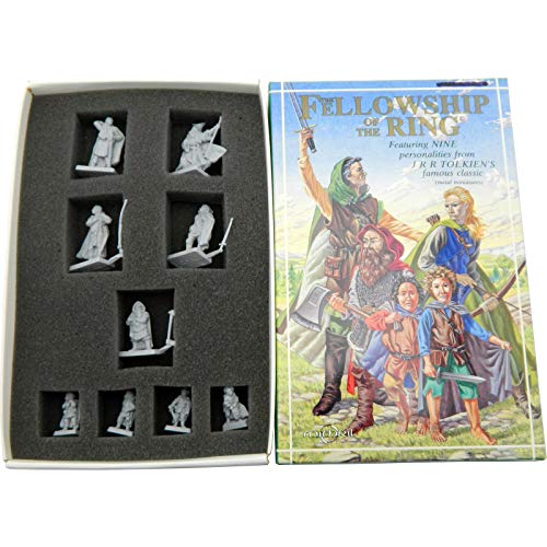 Mithril Miniatures The Fellowship Of The Ring Box Set Mb689 Miniature In Scala, Collezionabili, In Metallo, 9 X 32 Mm
