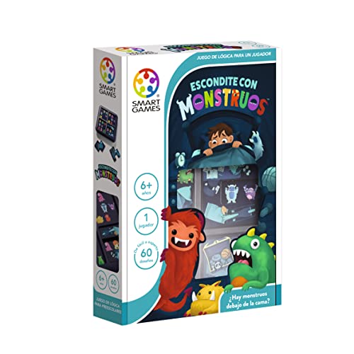 Smart Games Scondite Con Monsters Smartgames - Giochi Educativi Giochi Ingenio, Puzzle, Puzzle Bambini