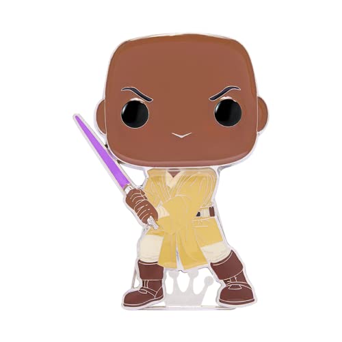 Funko Pop! Large Enamel Pin Star Wars: Mace Windu Spille Smaltate - Spilla Da Collezione Carina - Per Gli Zaini & Borse - Idea Regalo - Merchandising
