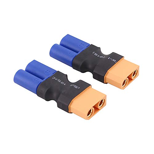 Olirc 2Pcs Maschio Ec5 A Femmina Xt90 Xt-90 Connettore Adattatore(C105-2)