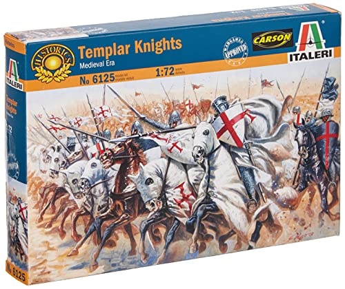 Italeri 6125 - Medieval Era: Templar Knights Modellismo Soldatini Scala 1:72