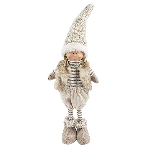 Ideen Mit Herz, Graziosa Bambola Invernale, Gnomo Di Natale, Decorazioni Natalizie, Decorativa (Emil, In Posizione In Piedi, Alta 42 Cm)