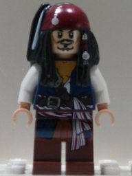 Lego Pirati Dei Caraibi: Capitano Jack Sparrow Mini-Figurina