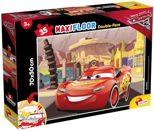Lisciani Giochi 3 Go Cars The Movie Puzzle, 35 Pezzi, Multicolore, 60665.0