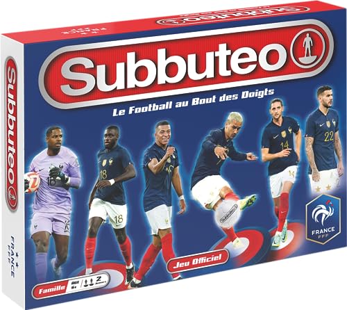 Megableu- World Soccer International Subbuteo Fff-Gioco Da Tavolo-Vivi La Passione Del Calcio-Dai 6 Anni, Multicolore, 678325