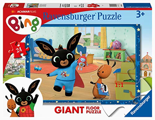 Ravensburger Bing Bunny 24 Piece Giant Floor Jigsaw Puzzles For Kids Age 3 Years Up - Educational Toys For Toddlers