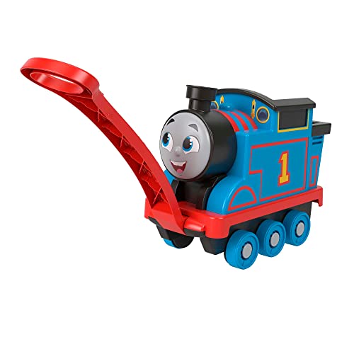 Thomas & Friends Il Trenino Thomas Il Mio Grande Amico Thomas, Locomotiva Giocattolo Trainabile Con Spazio Dove Riporre I Pezzi, Giocattolo Per Bambin