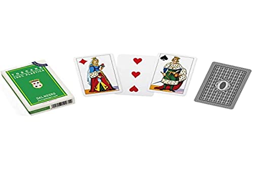 Dal Negro- Carte Toscane Verdi In Plastica, Multicolore, 15007