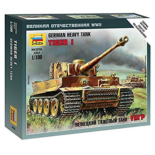 Zvezda 500786256 – 1: 100 Tiger I – German Heavy Tank