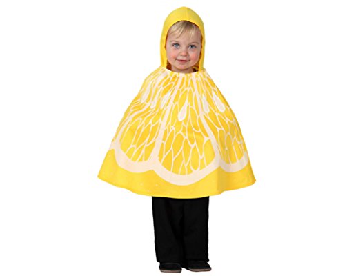 Costume Bambina Da Limone Taglia Unica
