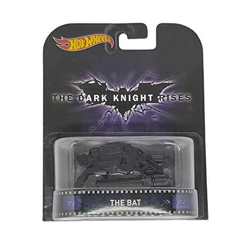 The Bat Vehicle "The Dark Knight Rises" Hot Wheels 2015 Retro Series 1/64 Die Cast Vehicle