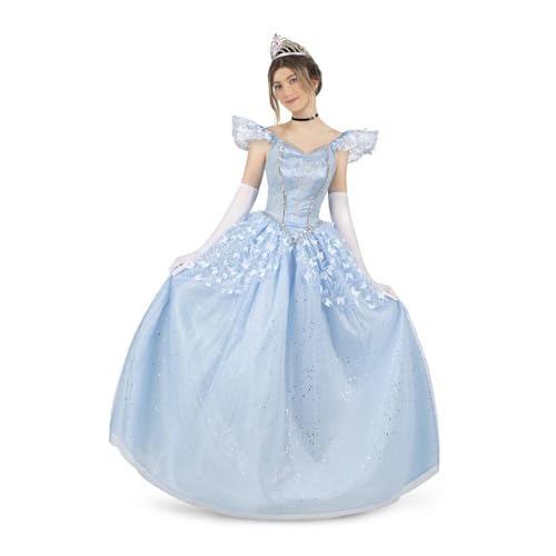 Viving Costume Principessa Scarpa Di Cristallo S (Vestito, Guanti E Sottovene)