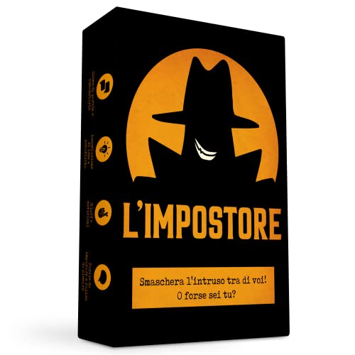 Oh Happy Games - L'Impostore - Riesci A Scoprirlo? Bluff, Creatività, Gioco Di Parole E Di Sospetto! Divertente Gioco Da Tavolo Per Bambini E Adulti