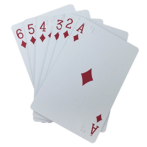 Visionu Carte Da Gioco In Braille, Il Mazzo Di 54 Carte Da Poker