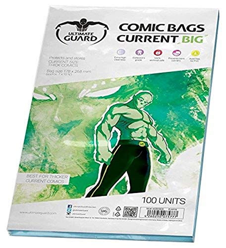 Ultimate Guard Comic Bags Big Current Taglia (100)
