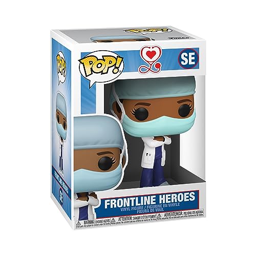 Funko Pop! Heroes: Front Line Worker-Female #2 - Heroes: Front Line Workers - Figura In Vinile Da Collezione - Idea Regalo - Merchandising Ufficiale -