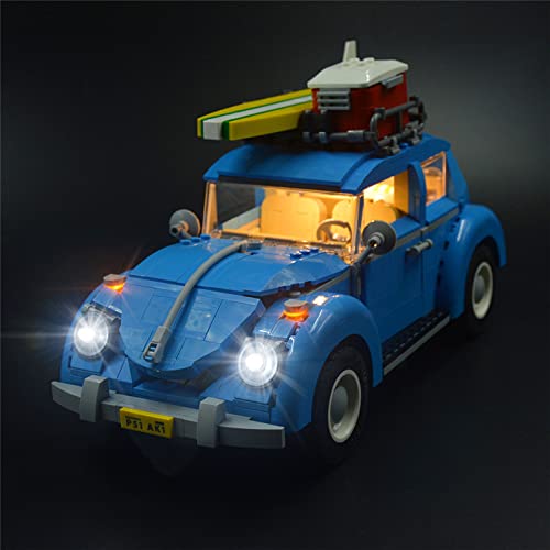 Geament Set Di Luci Led Compatibile Con Lego Beetle (Maggiolino) – Kit Di Illuminazione Per Creator 10252 (Lego Set Non Incluso)(Con Istruzioni)
