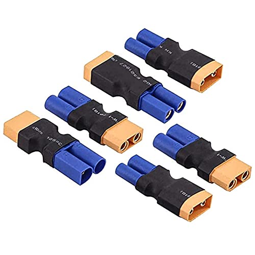 3 Coppie Senza Fili Xt90 A Spina Ec5 Femmina Maschio Adattatore Connettore Wireless Per Rc Fpv Drone Auto Lipo Caricabatteria Nimh Esc