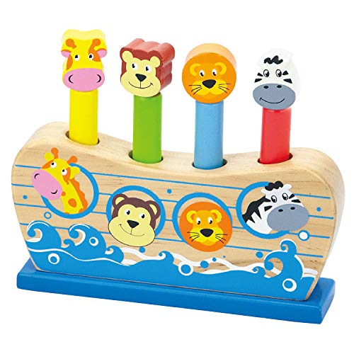 Viga Animali Pop Up In Legno, Colore Noah'S Ark, Small, 50041