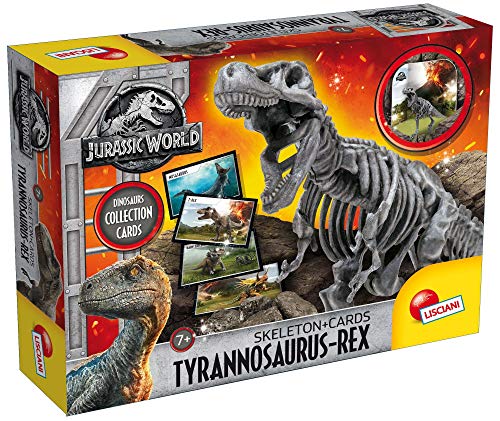 Liscianigiochi 68210 - Jurassic World Skeleton E Cards In Display, Titoli Assortiti