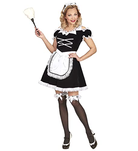 "French Maid" (Dress With Apron, Headpiece) - (M)