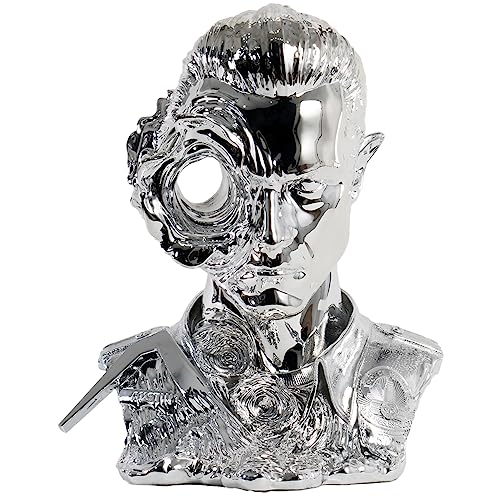 Purearts Terminator - T-1000 Liqu. Metal Mask - Statuette Compatible '29X36X44Cm'