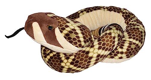 Wild Republic Plush Snakesss Rattle Snake, Soft Toy, Gift For Kids, 137 Cm, 16754