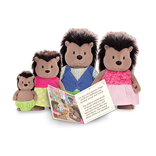 Li'L Woodzeez – Mcbristly Porcupine Family – Set Di 5 Giocattoli Con Animali In Miniatura E Libro Delle Storie – Giocattoli E Accessori Per Bambini Da