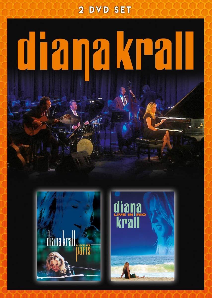 Diana Krall Live In Paris & Live In Rio Double DVD NEW