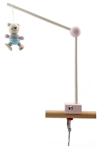 Hess Holzspielzeug 10253 - Supporto Mobile In Legno, Colore: Rosa Naturale