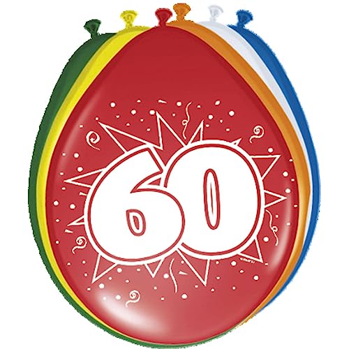 Palloncini 60 Anni - 8 Pezzi