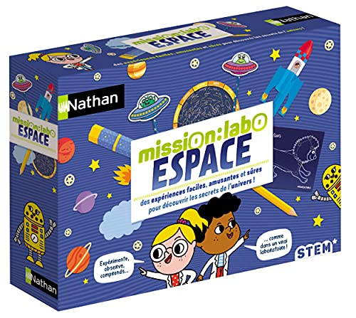 Nathan - Mission Labo Space - Esperimenti, Osservazioni, Include - Gioco Educativo - Esperienze Facili, Divertenti E Sicure - Per Giocare Da Soli O In