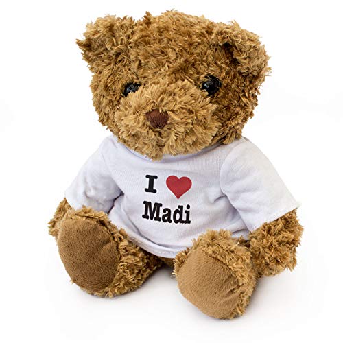 London Teddy Bears New – I Love Madi – Orsacchiotto Carino E Morbido – Regalo Di Compleanno, Natale, San Valentino